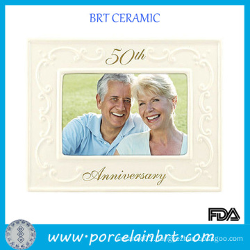 Golden Wedding Anniversary Photo Frame